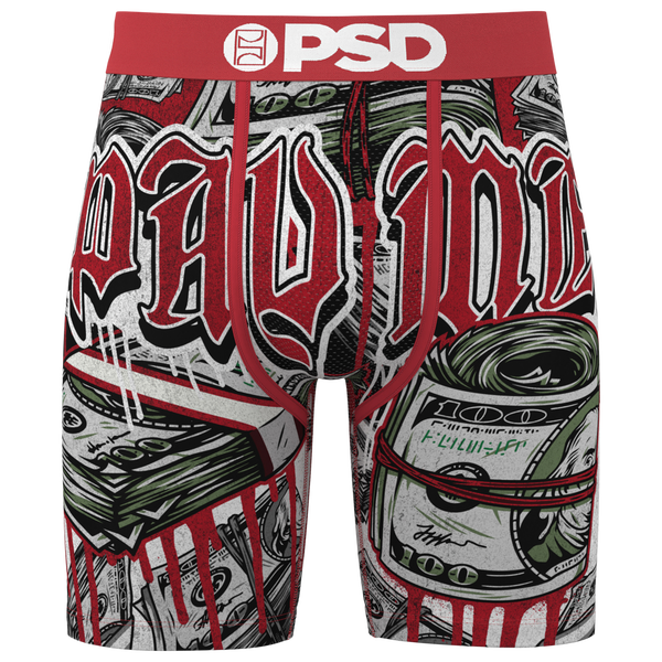 PSD Graphic Briefs - Men's - Black/White/Red