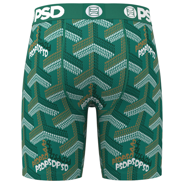PSD Graphic Briefs - Men's - White/Green - Image 2