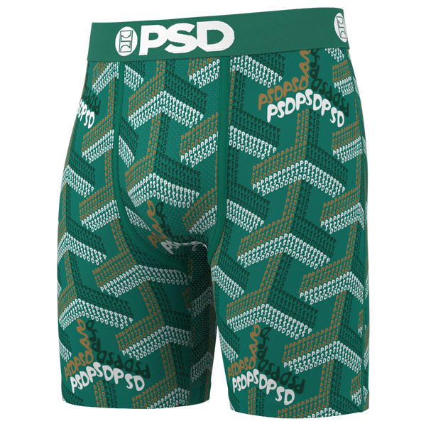 PSD Graphic Briefs - Men's - White/Green - Image 3