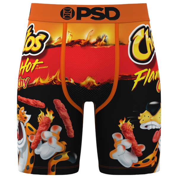 PSD Graphic Briefs - Men's - Black/Orange/Red