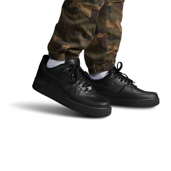 Nike Air Force 1 '07 - Men's - Black/Black - Image 2