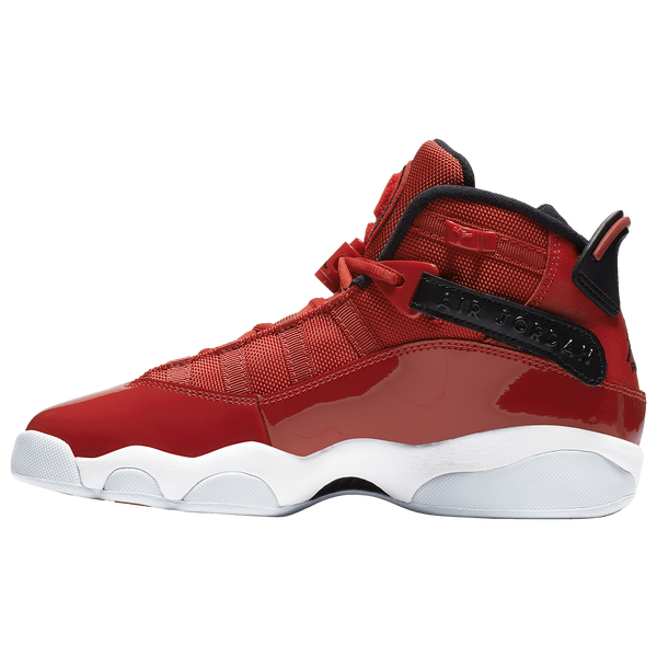 Jordan 6 Rings - Boys' Grade School - Black/Gym Red/White - Image 2