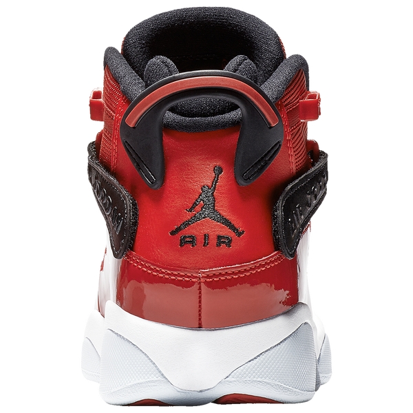 Jordan 6 Rings - Boys' Grade School - Black/Gym Red/White - Image 3