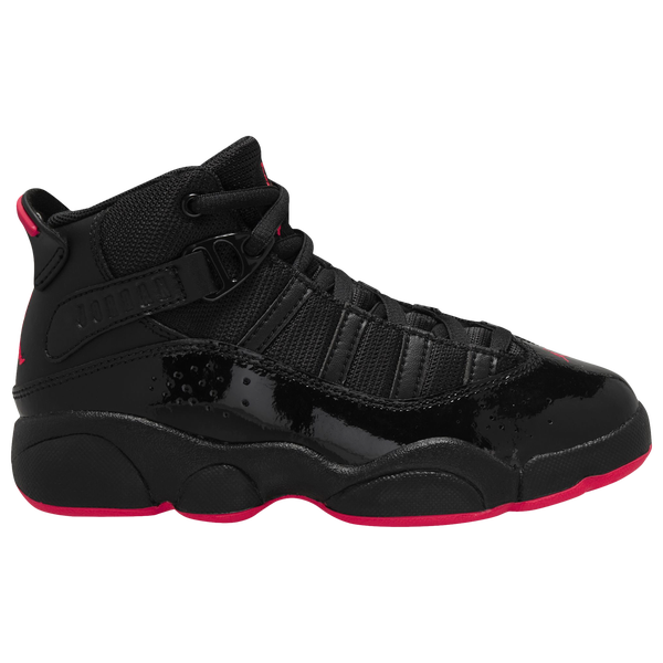 Jordan 6 Rings - Boys' Preschool - Black/Red
