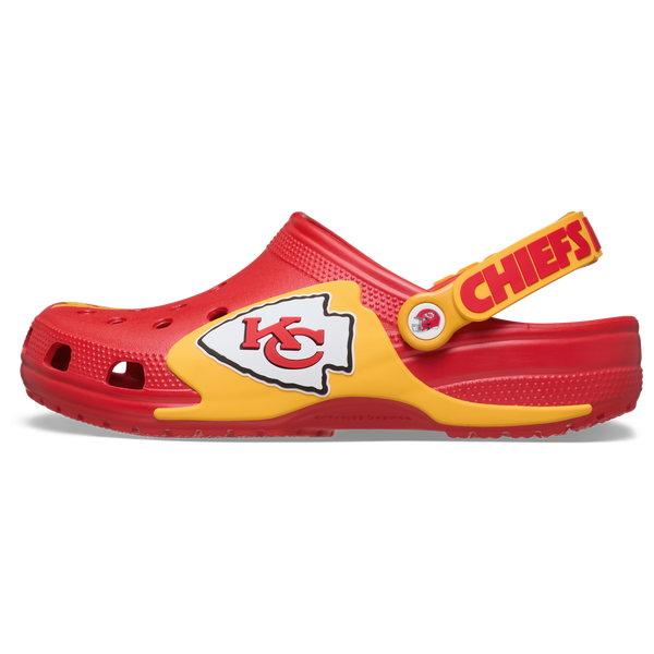 Crocs NFL Classic Clogs - Men's - Red/Yellow - Image 3