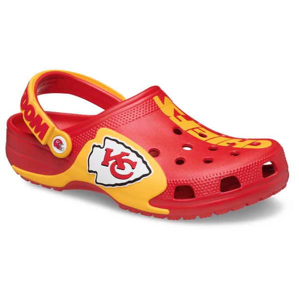 Crocs NFL Classic Clogs - Men's - Red/Yellow - Image 7