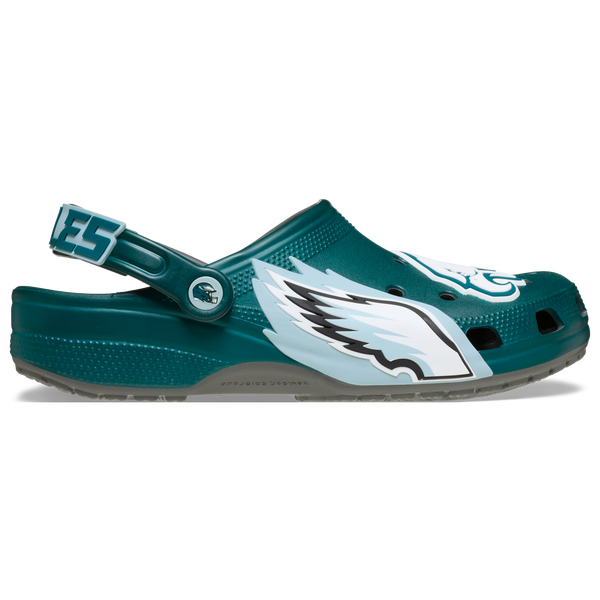 Crocs NFL Classic Clogs - Men's - Teal/White - Image 2