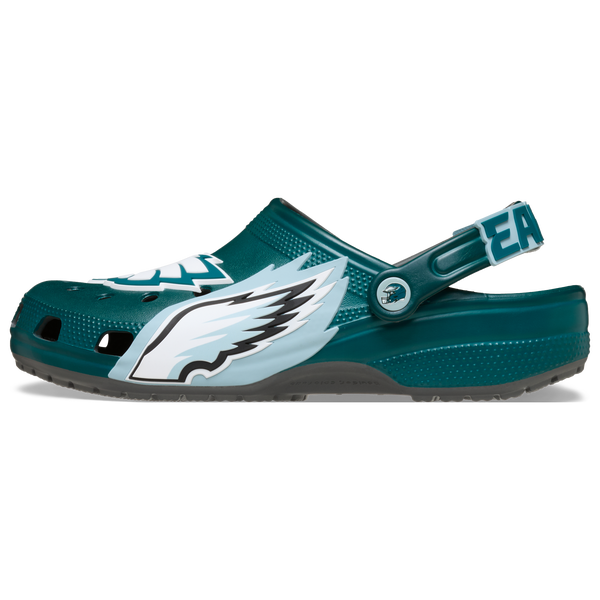 Crocs NFL Classic Clogs - Men's - Teal/White - Image 3