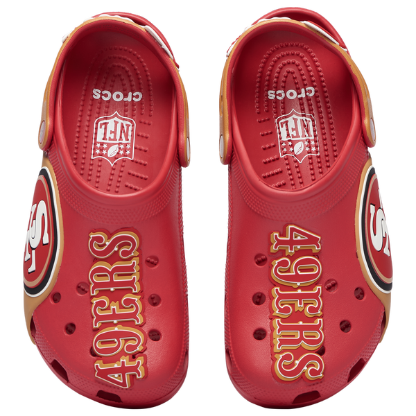 Crocs NFL Classic Clogs - Men's - Red/Gold