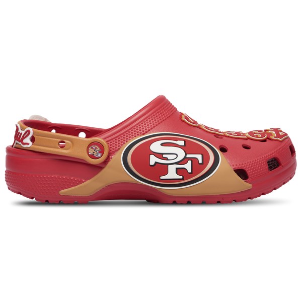 Crocs NFL Classic Clogs - Men's - Red/Gold - Image 2