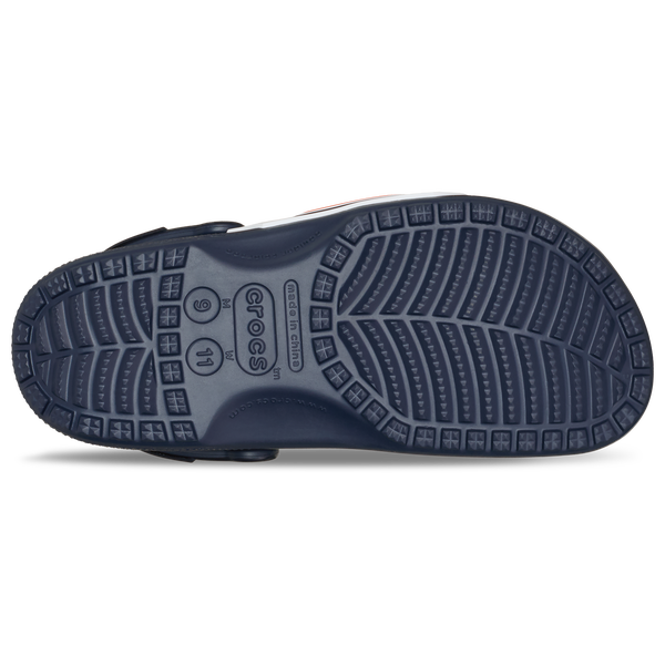Crocs NFL Classic Clogs - Men's - Navy/Orange - Image 5