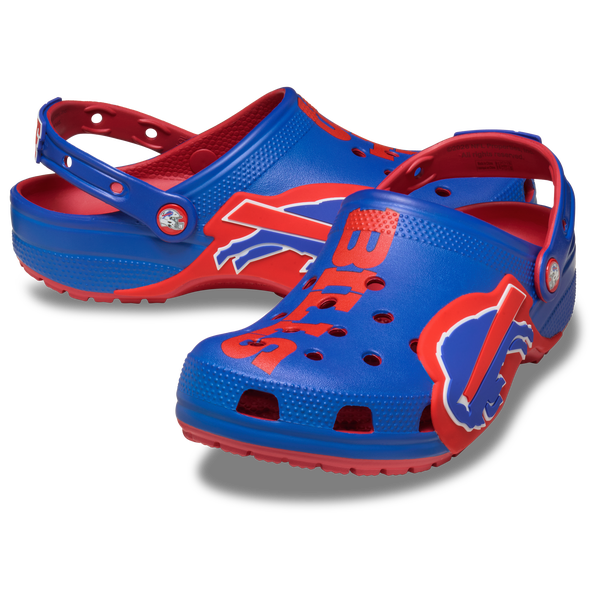 Crocs NFL Classic Clogs - Men's - Red/Blue - Image 6
