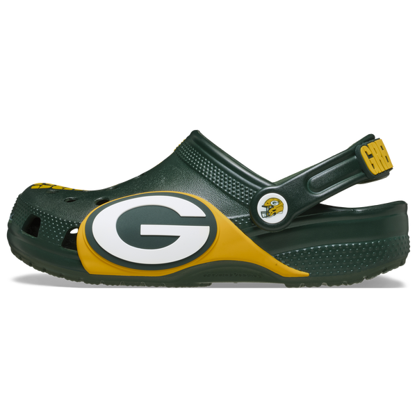 Crocs NFL Classic Clogs - Men's - Yellow/Green - Image 3