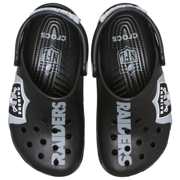 Crocs NFL Classic Clogs - Men's - Black/Gray
