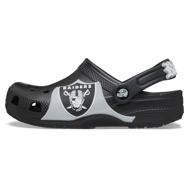 Crocs NFL Classic Clogs - Men's - Black/Gray - Image 3