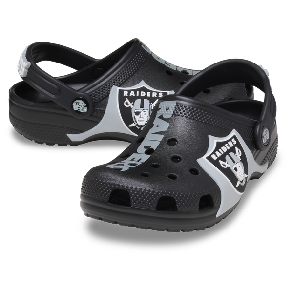 Crocs NFL Classic Clogs - Men's - Black/Gray - Image 5