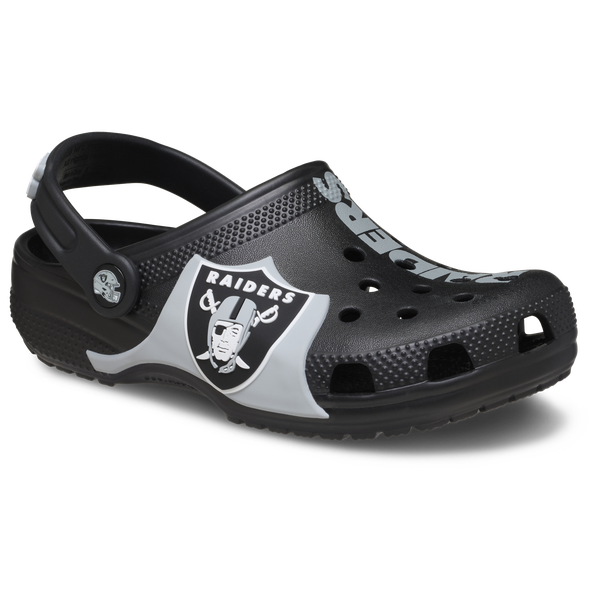 Crocs NFL Classic Clogs - Men's - Black/Gray - Image 6