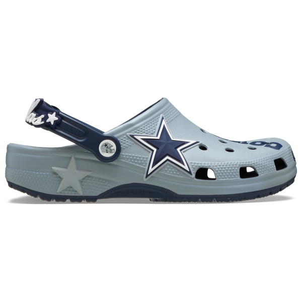 Crocs NFL Classic Clogs - Men's - Gray/Navy - Image 2