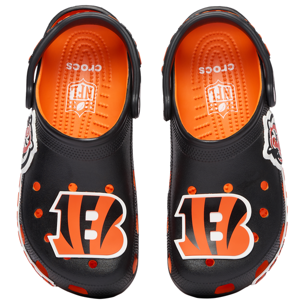 Crocs NFL Classic Clogs - Men's - Black/Orange