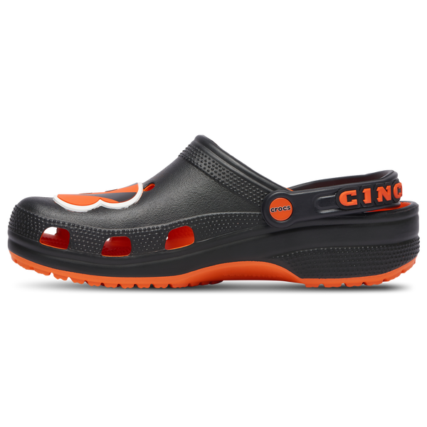 Crocs NFL Classic Clogs - Men's - Black/Orange - Image 3