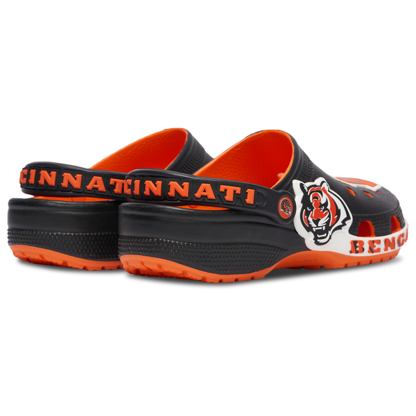 Crocs NFL Classic Clogs - Men's - Black/Orange - Image 4