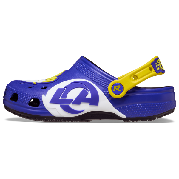 Crocs NFL Classic Clogs - Men's - Navy/Yellow - Image 3