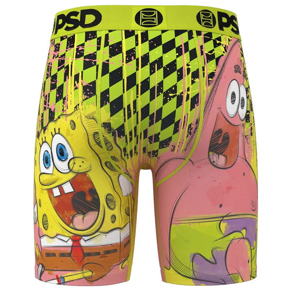 PSD SB Drip Squad Briefs - Men's - Yellow/Black/Pink - Image 2