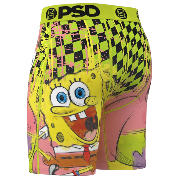 PSD SB Drip Squad Briefs - Men's - Yellow/Black/Pink - Image 4