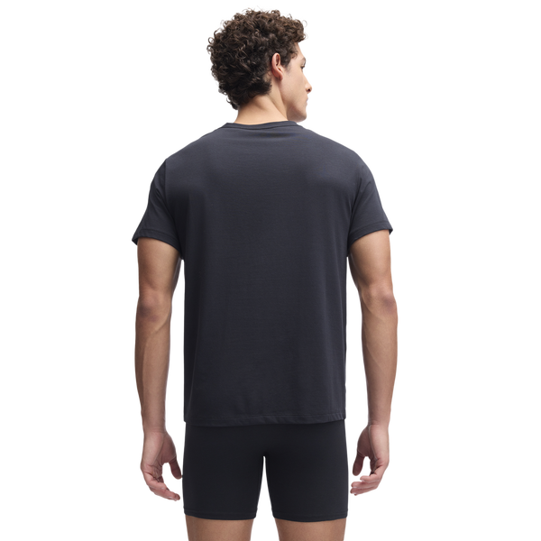 Under Armour Performance Cotton Crew Neck 2PK - Men's - Black/Black/Black - Image 2