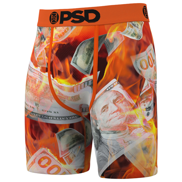 PSD Graphic Briefs - Men's - Orange/Black - Image 3