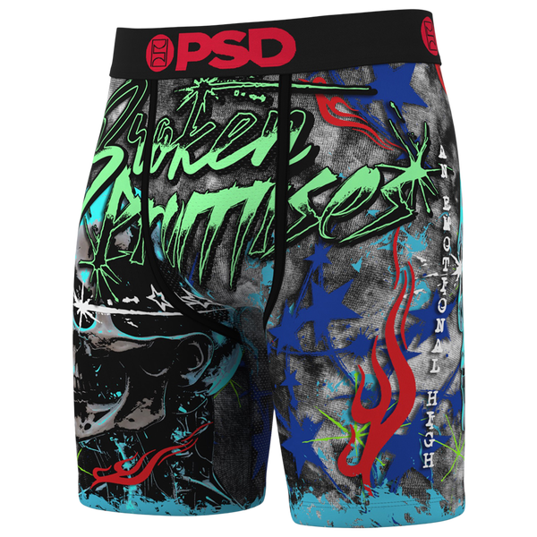 PSD Graphic Briefs - Men's - Black/Blue/Red - Image 3
