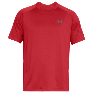 Under Armour Tech 2.0 Short Sleeve T-Shirt - Men's - Red/Graphite