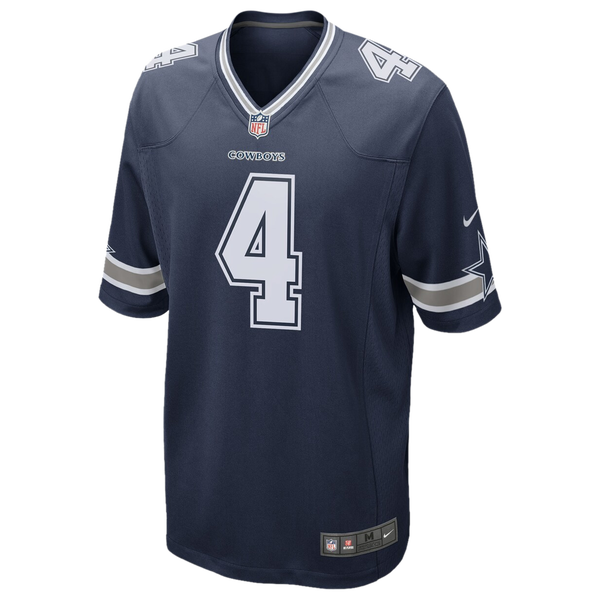 Nike NFL Cowboys Game Day Jersey - Men's - Navy/Navy - Image 2