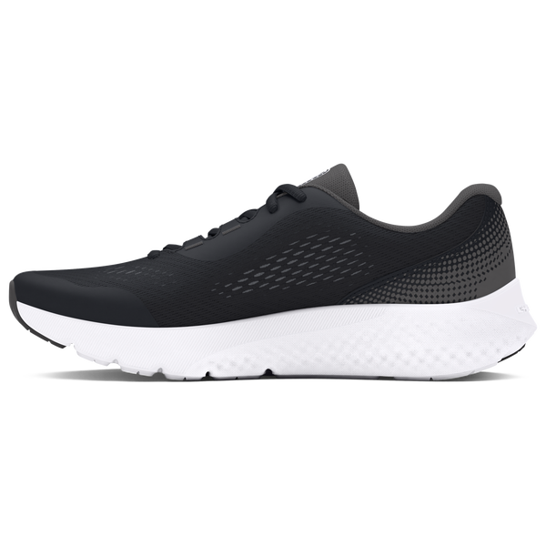Under Armour Charged Rogue 4 - Boys' Grade School - Black/Castlerock/White - Image 2