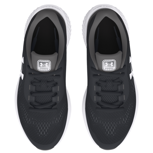 Under Armour Charged Rogue 4 - Boys' Grade School - Black/Castlerock/White - Image 4