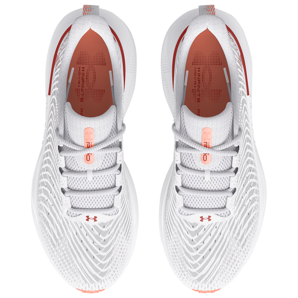 Under Armour Infinite Pro - Men's - White/Halo Grey/Earthen Orange - Image 4