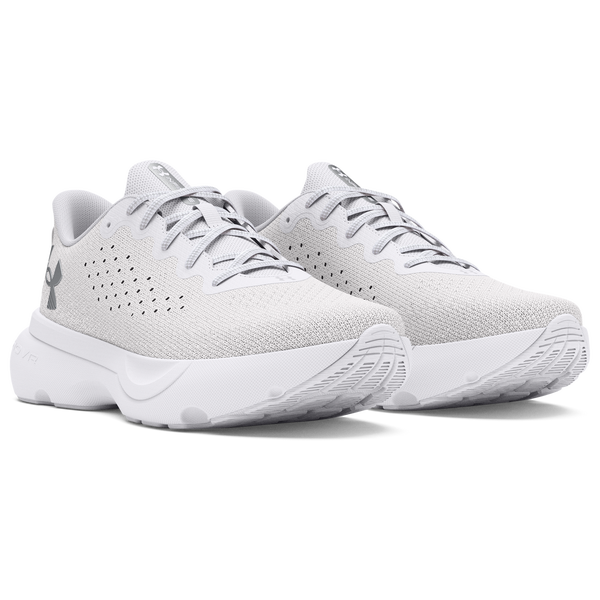 Under Armour Infinite - Women's - White/Metallic Silver/White - Image 3