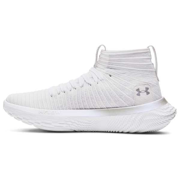 Under Armour Flow Futr X Elite VVS - Men's - White/Distant Gray/ Metallic Silver - Image 2