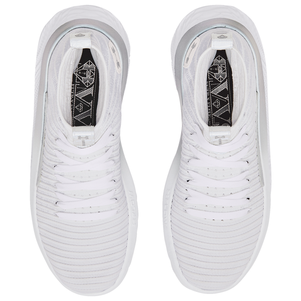 Under Armour Flow Futr X Elite VVS - Men's - White/Distant Gray/ Metallic Silver - Image 4