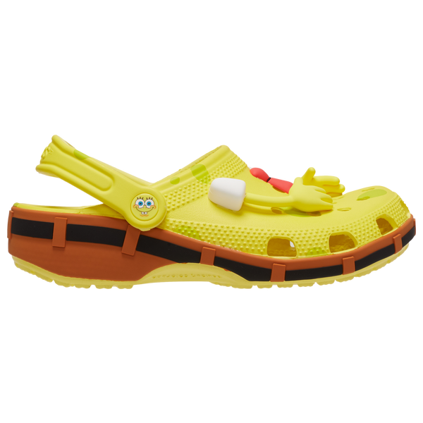 Crocs Spongebob Classic Clogs - Men's - Brown/Yellow/Red