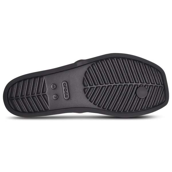 Crocs Miami Toe Loop Sandals - Women's - Black - Image 4