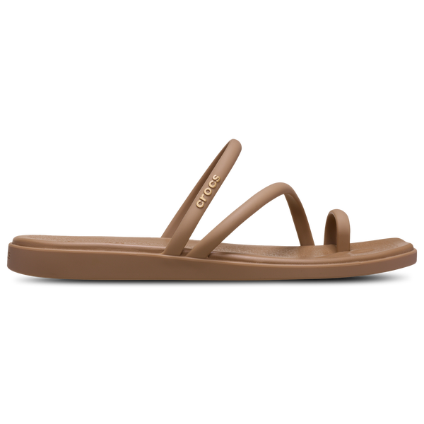 Crocs Miami Toe Loop Sandals - Women's - Milk Chocolate