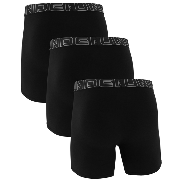 Under Armour Performance Cotton Brief- Solid 6IN 3PK - Men's - Black/Black/Black - Image 5