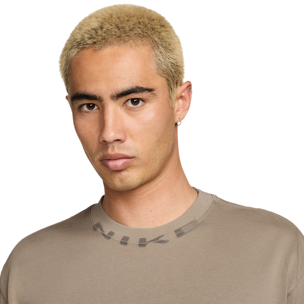 Nike NSW T Shirt OC Collar Print - Men's - Tan/Tan - Image 3