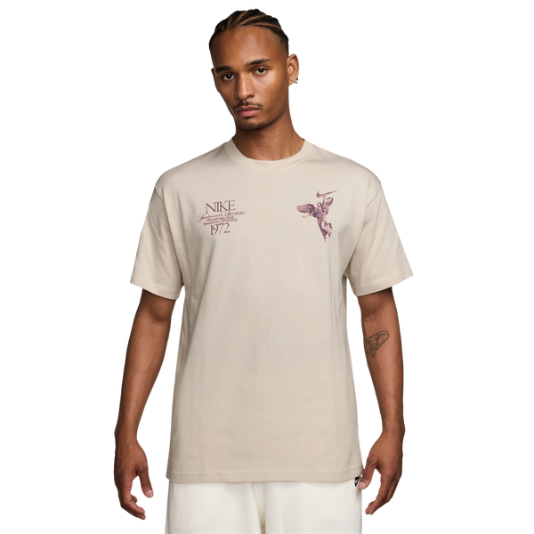 Nike NSW T Shirt 90 OC Wings Victory - Men's - Tan/Maroon