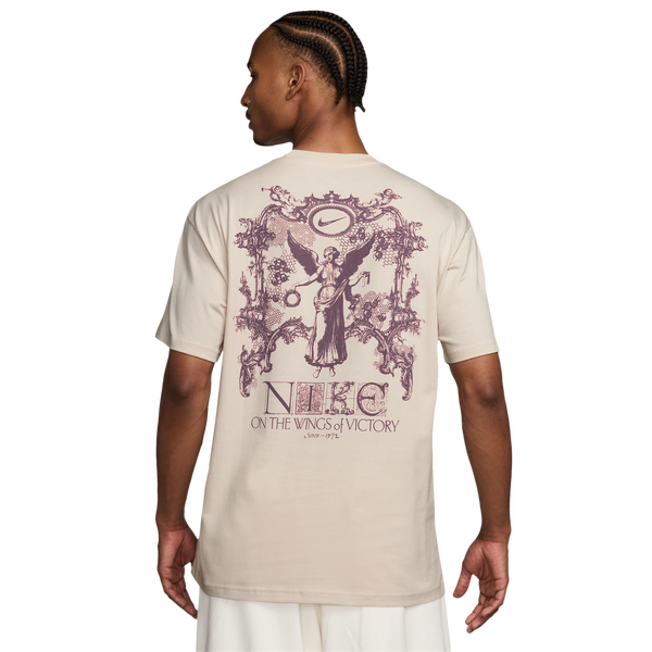 Nike NSW T Shirt 90 OC Wings Victory - Men's - Tan/Maroon - Image 2