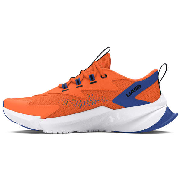 Under Armour Scramjet 6 - Boys' Grade School - Orange Blast/Tech Blue/Orange Blast - Image 2