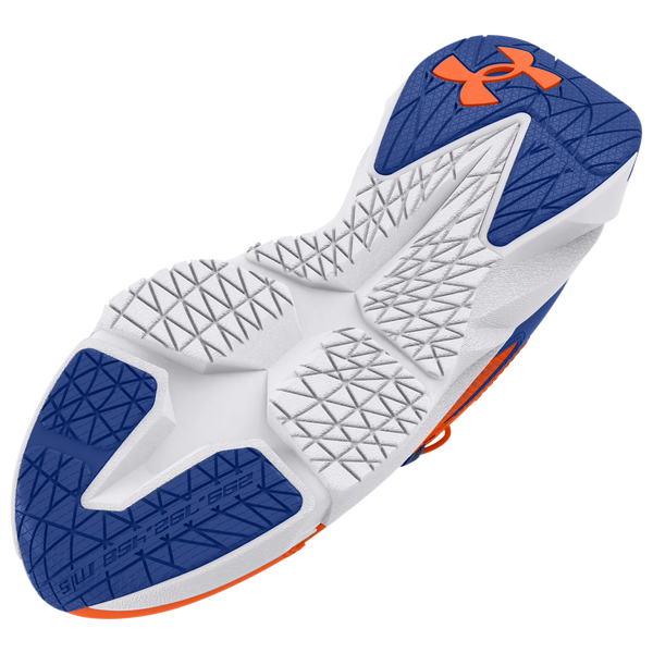 Under Armour Scramjet 6 - Boys' Grade School - Orange Blast/Tech Blue/Orange Blast - Image 5