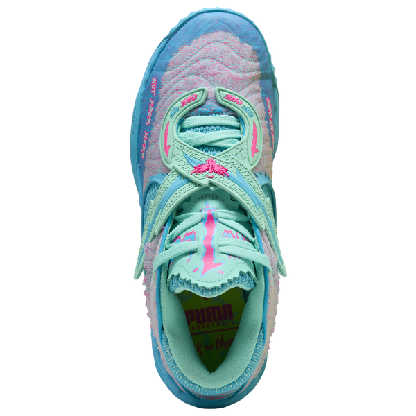 PUMA MB.05 Rick & Morty - Men's - Electric Peppermint/Rickie Orange/Blue - Image 4