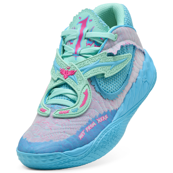 PUMA MB.05 Rick & Morty - Men's - Electric Peppermint/Rickie Orange/Blue - Image 7